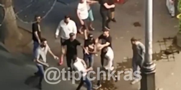 В ночь на 1 сентября в центре Краснодара произошла массовая драка