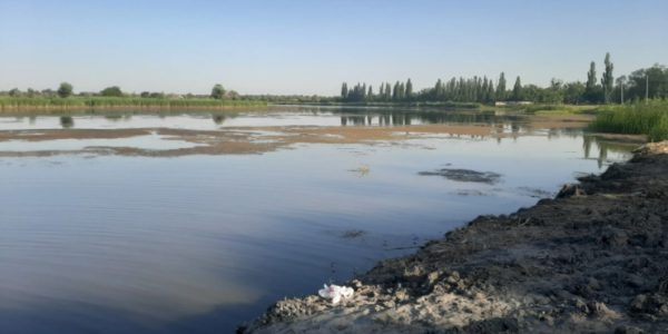 В Усть-Лабинске благоустройство территории озера Копытце завершат до конца осени