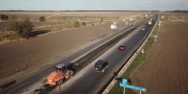 В Краснодарском крае начали ремонт двух участков федеральной трассы А-289