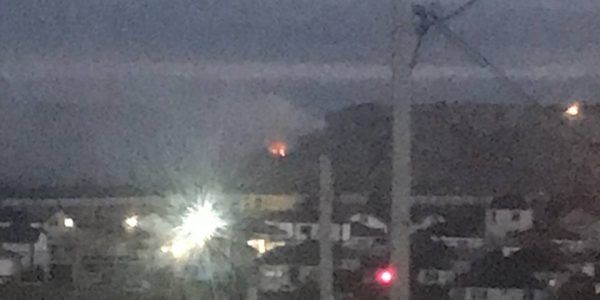В Новороссийске уже сутки горит городская свалка