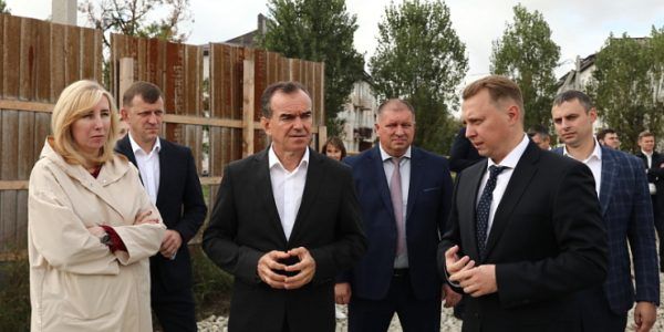 Кондратьев поручил сменить подрядчика, строящего офис ВОП в поселке Ахтырском