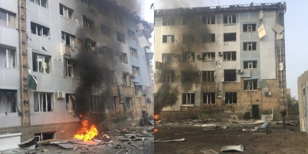 В Мелитополе возле здания областной телекомпании подорвали самодельную бомбу