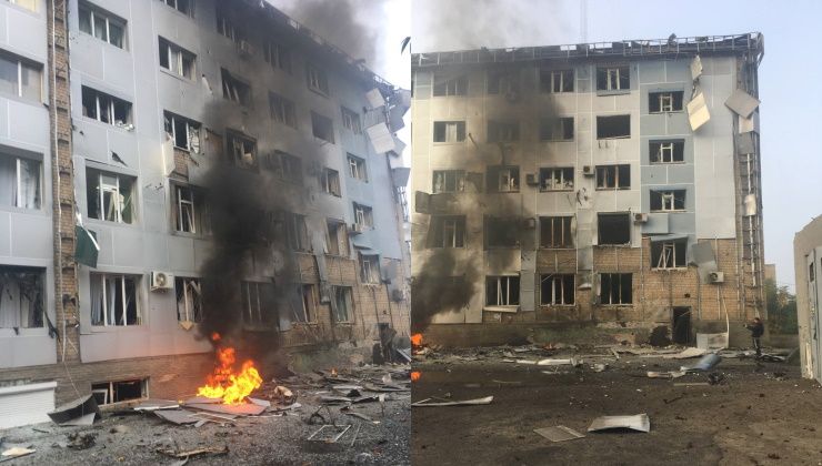 В Мелитополе возле здания областной телекомпании подорвали самодельную бомбу