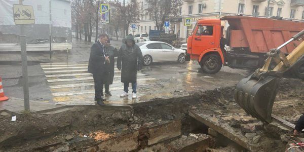 Мэр Краснодара поручил нарастить темпы ликвидации порыва на теплотрассе