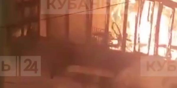 В Краснодаре произошел пожар в ресторане «Джентльмены удачи»