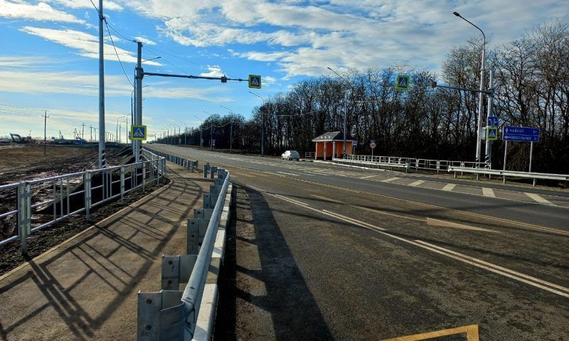 Ремонт моста и двух участков дорог завершили в Краснодарском крае