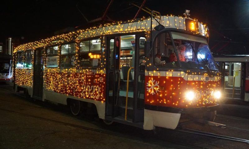 Расписание движения общественного транспорта в Краснодаре в новогоднюю ночь