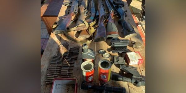 Арсенал из леса: в Горячем Ключе у коллекционера изъяли незаконное оружие и боеприпасы
