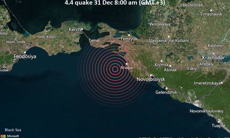 Соцсети: в Анапе утром 31 декабря жители почувствовали землетрясение