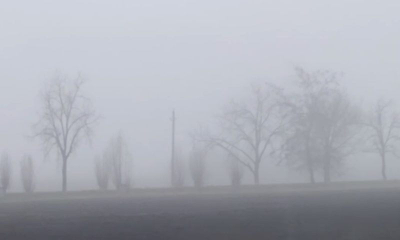 Плотный туман окутал 17 марта Краснодар
