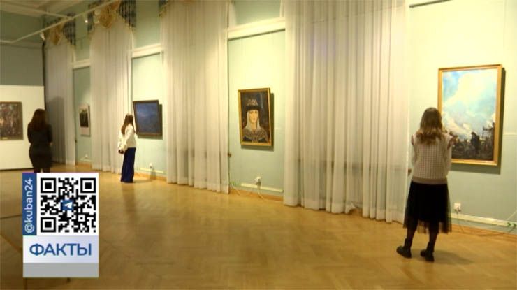 Выставка российского художника Ильи Глазунова открылась в Краснодаре