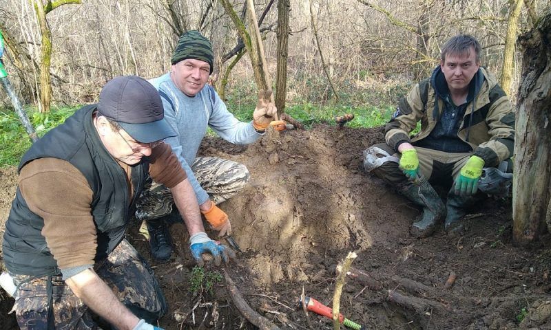 В Горячем Ключе поисковики обнаружили останки красноармейца
