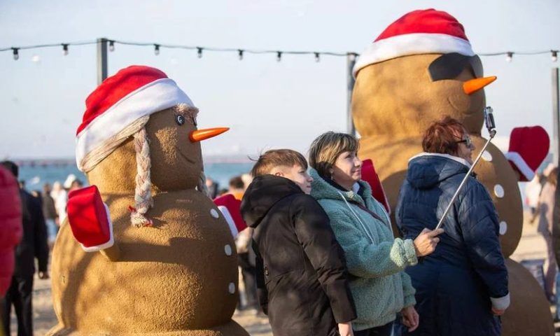 В новогодние каникулы на курортах Краснодарского края отдыхают более 120 тыс. человек