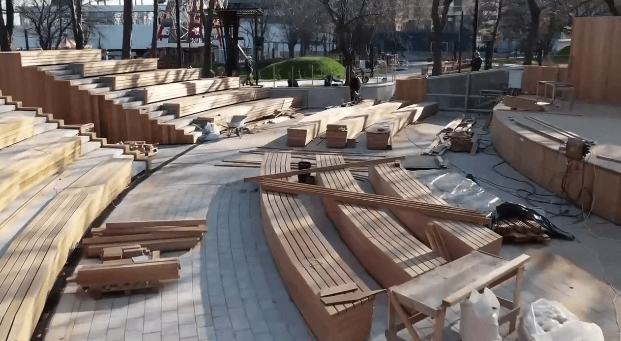 В Новороссийске завершается реконструкция парка Фрунзе