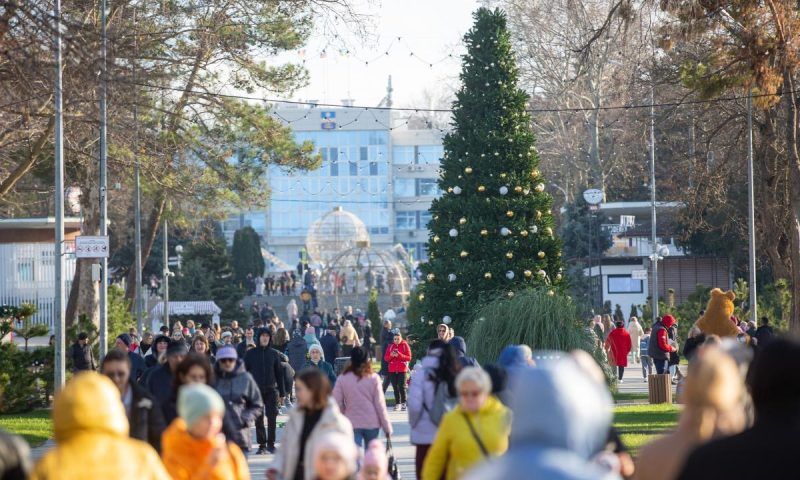 В новогодние праздники Анапу посетили 50 тыс. туристов