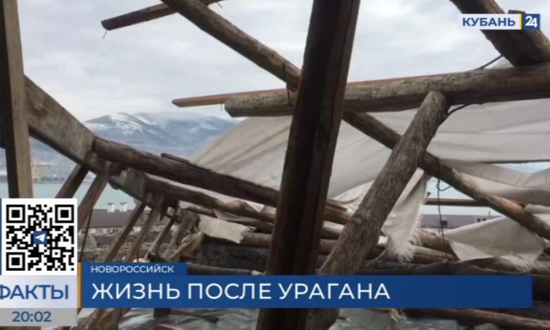 В Новороссийске коммунальщикам после урагана предстоит отремонтировать крыши около 40 домов