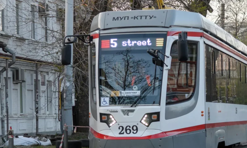 Из-за замены путей вечером 16 февраля изменится движение трамвая № 5 в Краснодаре