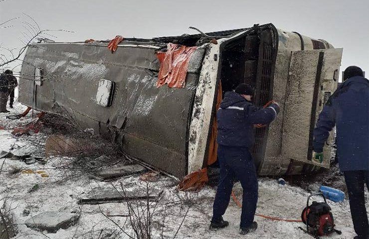 В минздраве Ингушетии рассказали о состоянии пострадавших в ДТП с автобусом из Краснодара