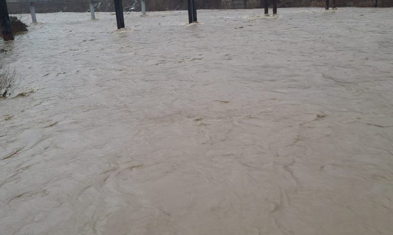 В Туапсинском районе поднялся уровень воды в реке Дефань