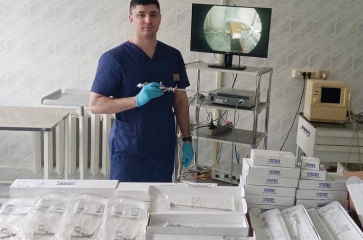 Больница Кавказского района получила новый цитоскоп