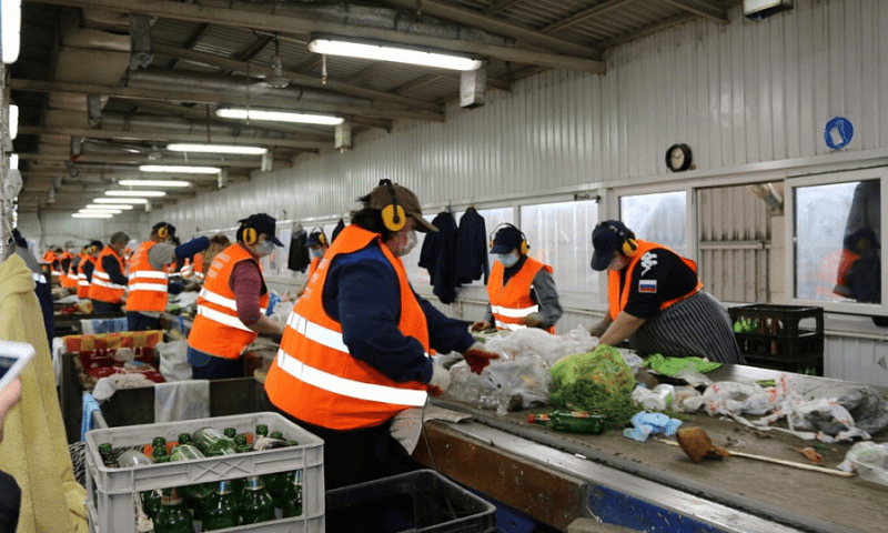 За год порядка 12 тыс. тонн вторсырья отобрали на сортировочном комплексе в Краснодаре