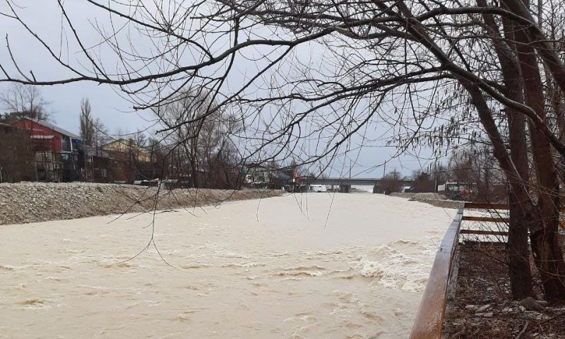Уровень воды в реках Туапсинского района поднялся до опасных отметок