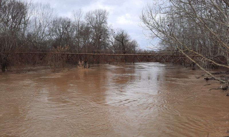В Северском районе до опасной отметки поднялась вода в реке Афипс