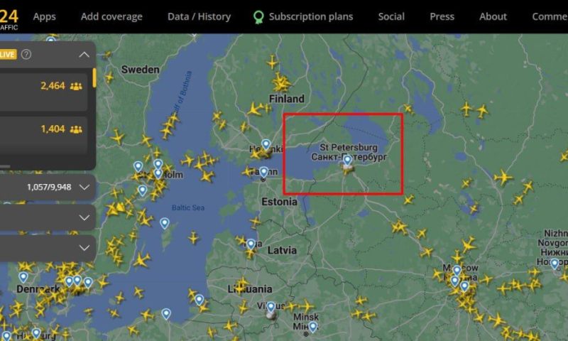 Аэропорт «Пулково» в Санкт-Петербурге временно прекратил принимать и отправлять самолеты