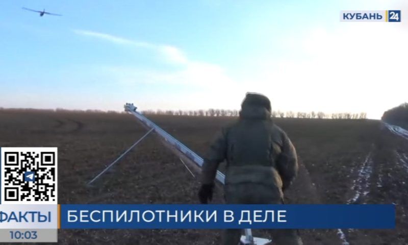 Минобороны РФ показало кадры работы беспилотников в зоне спецоперации