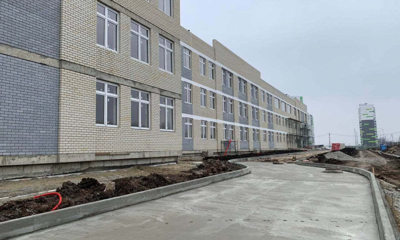 Школу на 1 тыс. 550 мест в поселке Плодородном в Краснодаре планируют открыть 1 сентября