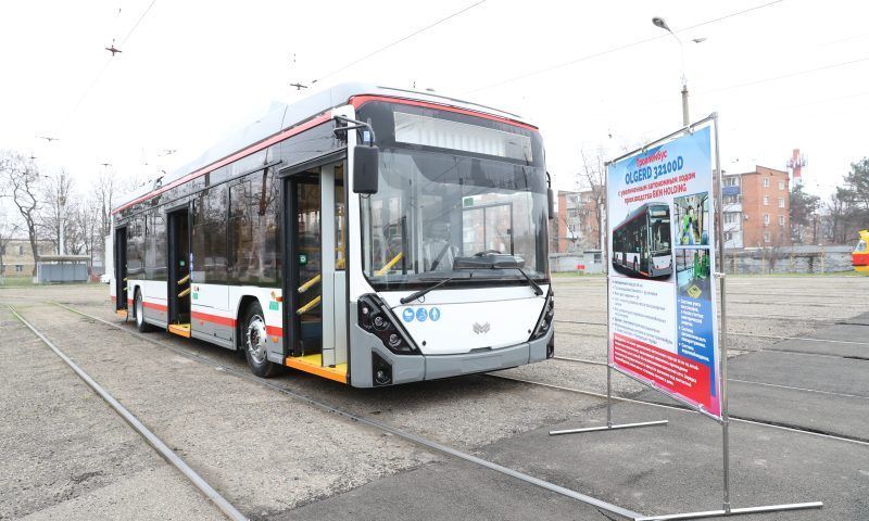 Первый из 60 запланированных новых троллейбусов поступил в Краснодар