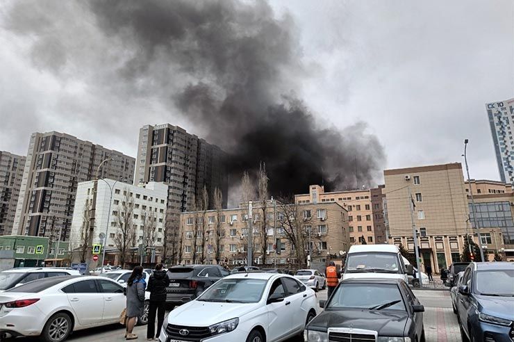 ФСБ: в гаражном боксе погрануправления ФСБ в Ростове-на-Дону загорелись ГСМ, это привело ко взрыву