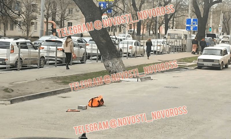 В Новороссийске часть улицы оцепили из-за подозрительной сумки