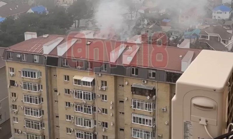 Из горящей многоэтажки в Анапе эвакуировали 40 человек