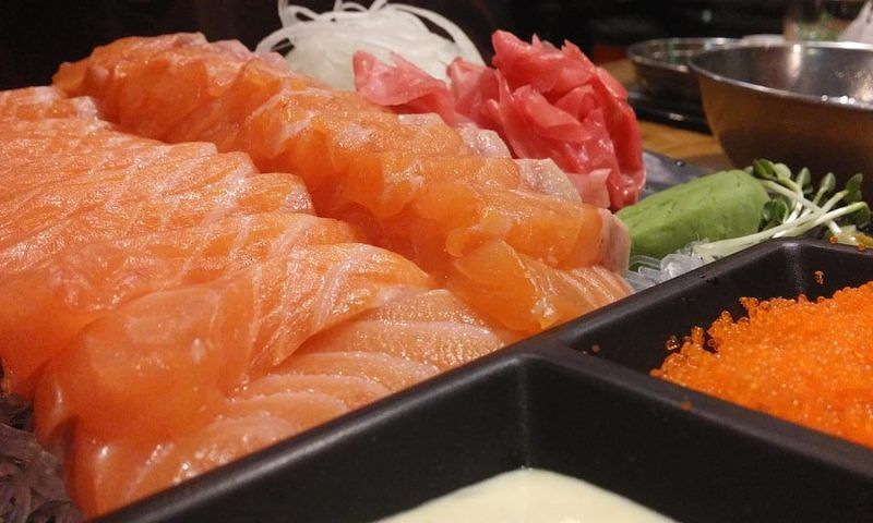 суши лосось
