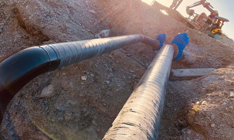 В июне планируют завершить строительство нового водопровода в Абинске