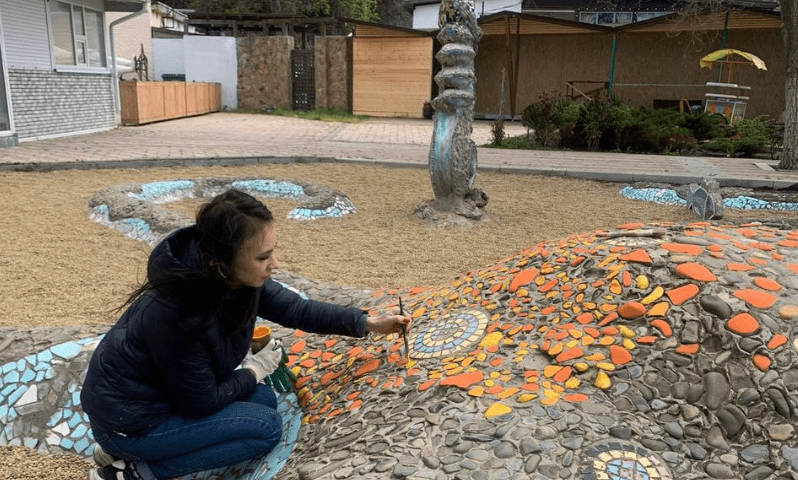 На набережной Анапы восстановят городок с мозаичными морскими животными