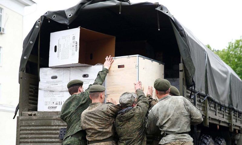 Свыше 550 единиц военно-технического имущества отправили на Кубани в зону СВО