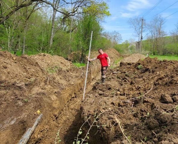 В Северском районе начали строить магистральный водопровод до станицы Убинской