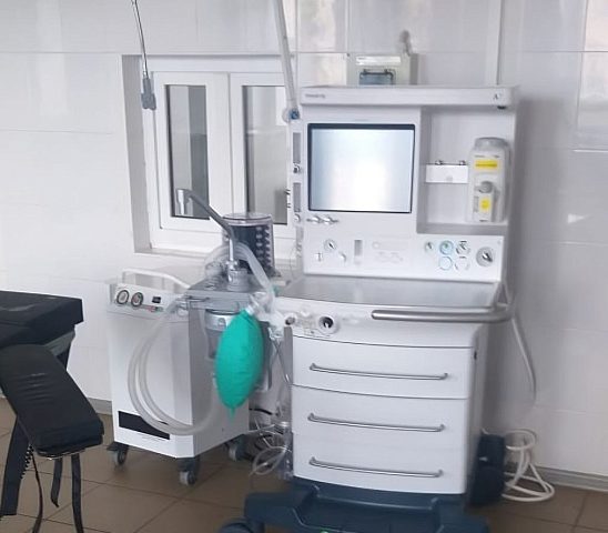Больница Гулькевичского района получила новый наркозно-дыхательный аппарат