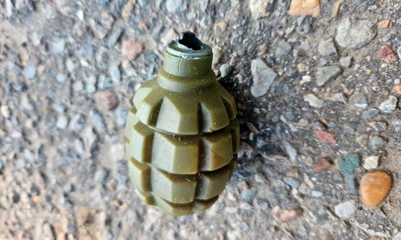 Страйкбольную гранату нашел рабочий во время покоса травы в Краснодаре