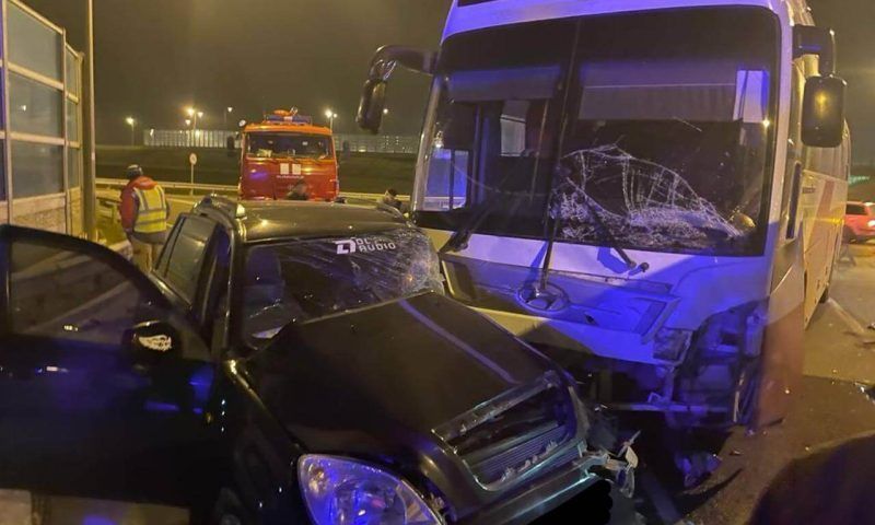 Водитель погиб и 3 детей пострадали в ДТП с автобусом в Темрюкском районе