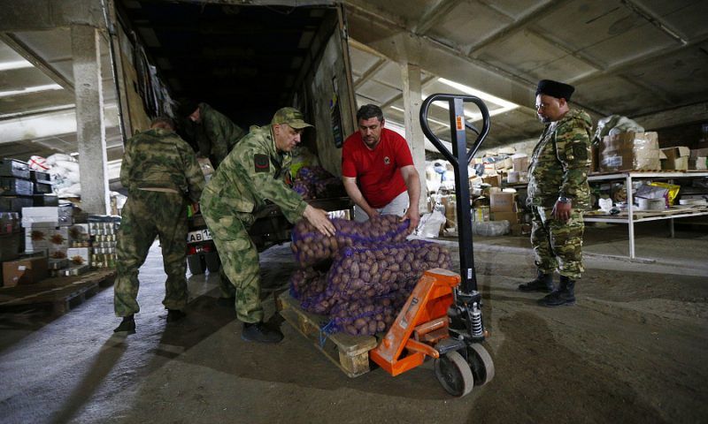 Более 170 тонн гуманитарного груза за три недели направило в зону спецоперации Кубанское казачье войско