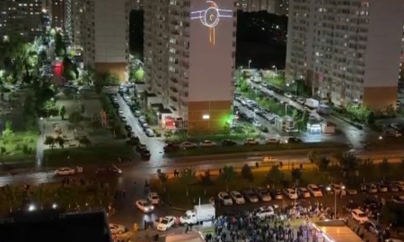 Празднование Дня Победы в Краснодаре завершили лазерным шоу