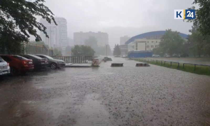 Штормовое предупреждение на Кубани продлили до конца выходных: поднялся уровень воды в реке Лаба
