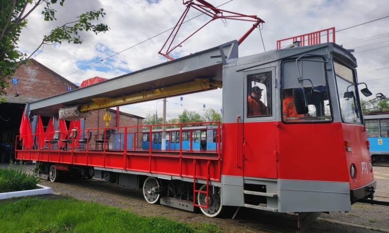 Из-за ливня в Краснодаре отменили запуск трамвая Победы