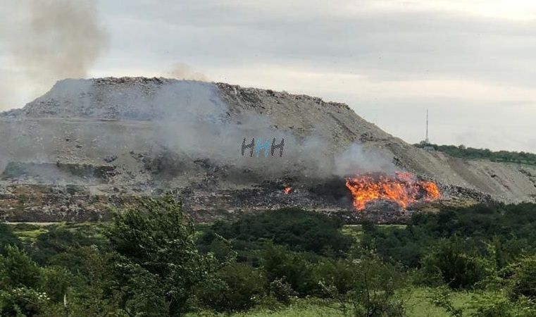 Соцсети: в Новороссийске загорелась городская свалка