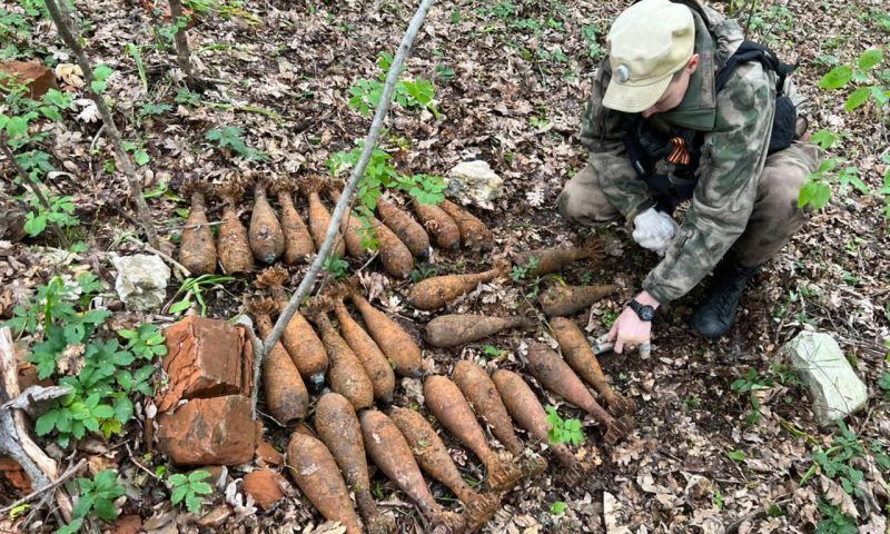 Склад немецких минометных мин нашли в Новороссийске