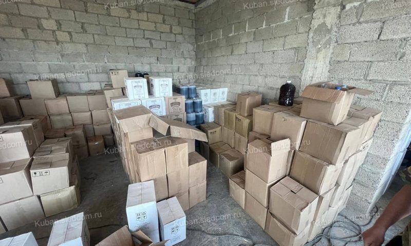 Более 30 тыс. литров контрафактного алкоголя изъяли с подпольных складов в Новороссийске