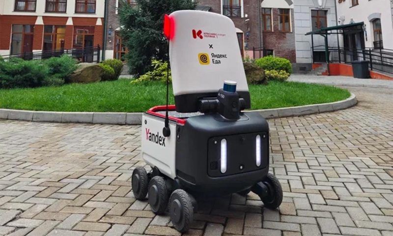 На курорте «Красная Поляна» будут доставлять еду с помощью роботов-курьеров